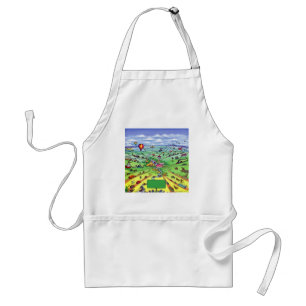 All Roads Lead to San Antonio Texas Standard Apron