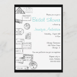 All Roads Led Me to You - Bridal Shower Invitation
