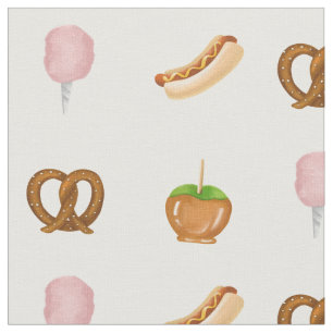 All’s Fair State Fair Late Summer Carnival Snacks Fabric