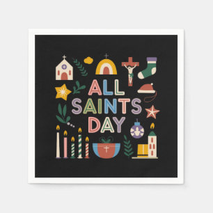 All Saints Day Celebrate the Meaningful Day Napkin