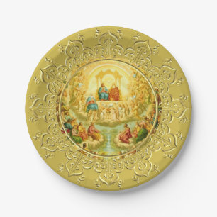 ALL SAINTS DAY FEAST DAY PARTY CELEBRATION PAPER PLATE