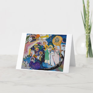 All Saints Day I   Kandinsky   Greeting Card
