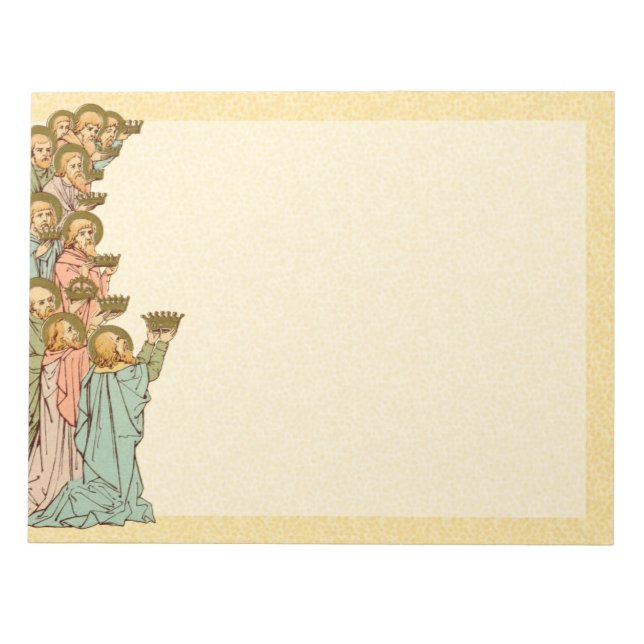 All Saints (RLS 19, Left Detail) Notepad (Front)