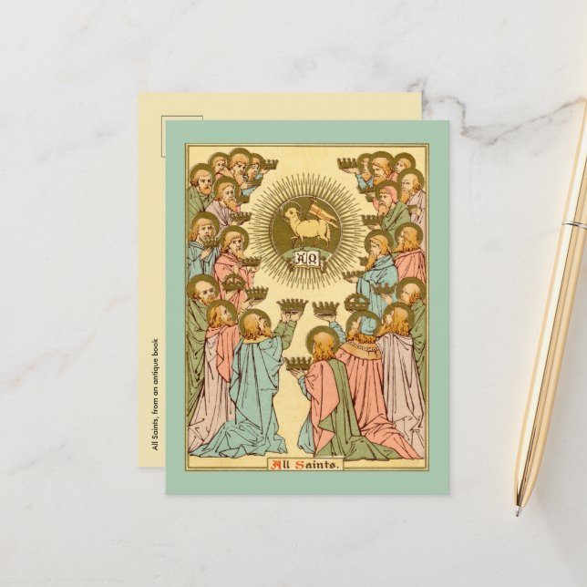 All Saints (RLS 19) Postcard (Front/Back In Situ)