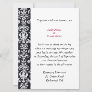 all season wedding invitation