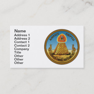 All Seeing Eye Business Card - Customisable!