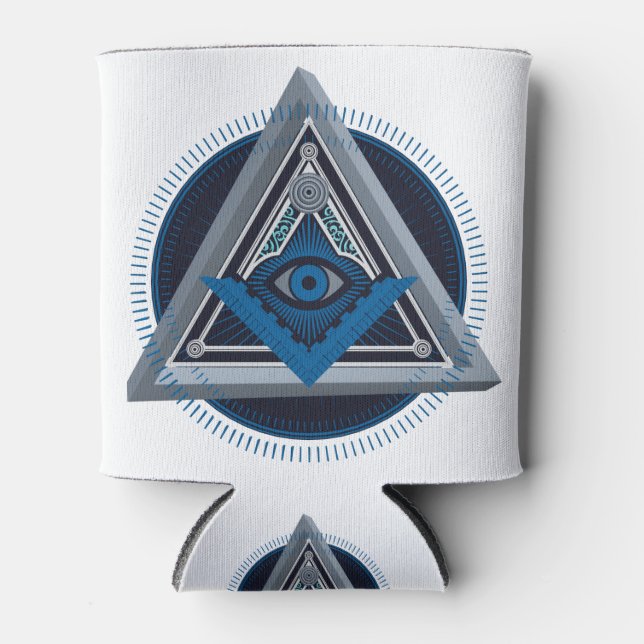 All Seeing Eye Can Cooler (Front)