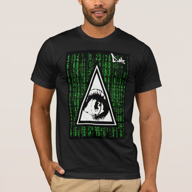 ALL SEEING EYE CODE T SHIRT BY DMT (Front)