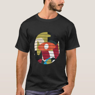 All Seeing Eye Colourful Abstract Art T-Shirt