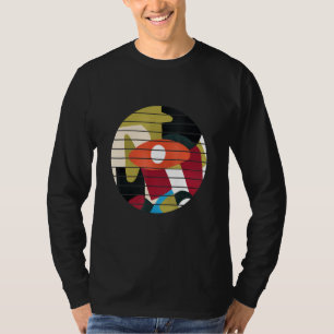 All Seeing Eye Colourful Abstract Art T-Shirt