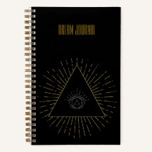 All Seeing Eye | Dream Journal | Black & Gold