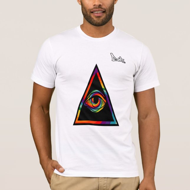 ALL SEEING EYE GRAFFITI T SHIRT BY DMT (Front)