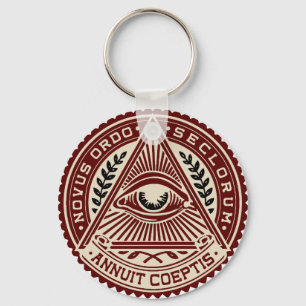All Seeing Eye Key Ring