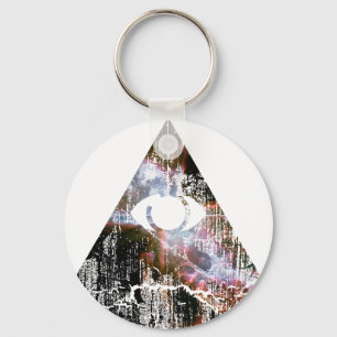 All Seeing Eye Key Ring