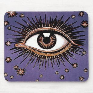 All seeing eye mouse pad