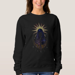 All Seeing Eye Mystic Psychic Stars Sun And Moon S Sweatshirt