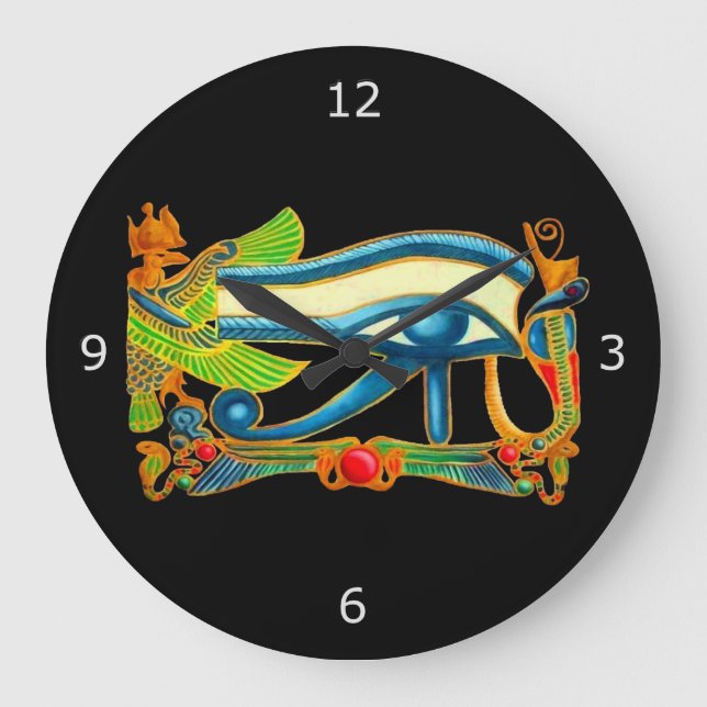 All Seeing Eye Of Horus Large Clock (Front)