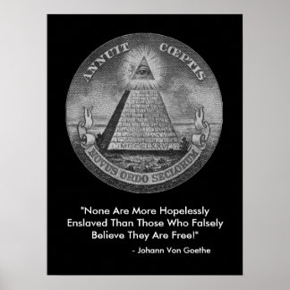 All Seeing Eye of the Illuminati Poster