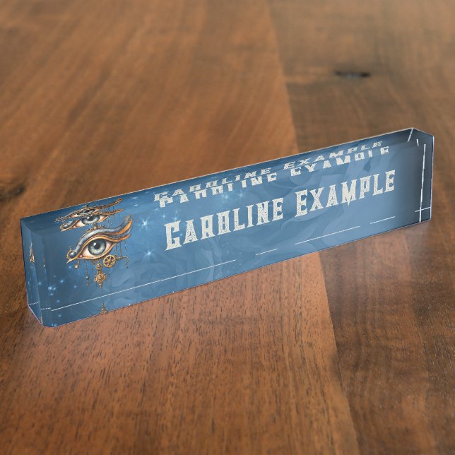 All-Seeing Eye of the Universe  Nameplate (Side)