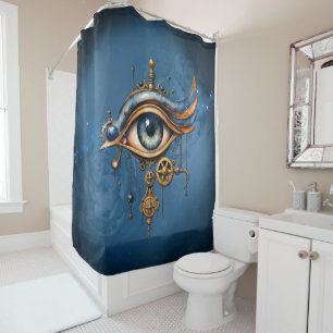 All-Seeing Eye of the Universe  Shower Curtain