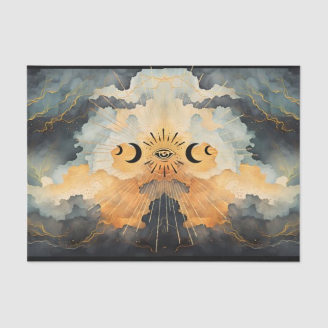 All seeing eye  tissue paper (Front)