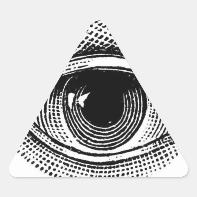 All Seeing Eye Triangle Sticker (Front)