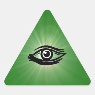 All Seeing Eye Triangle Sticker