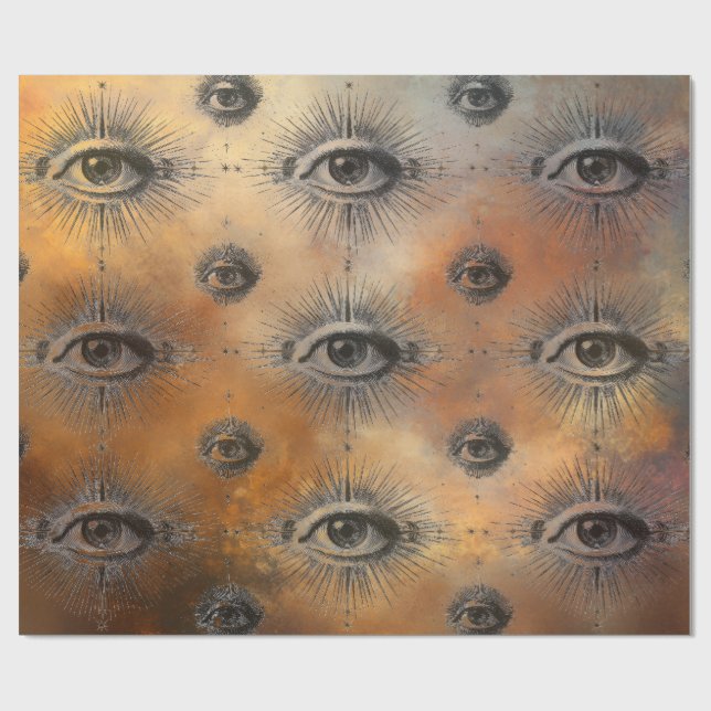 All-Seeing Eye Wrapping Paper (Flat)