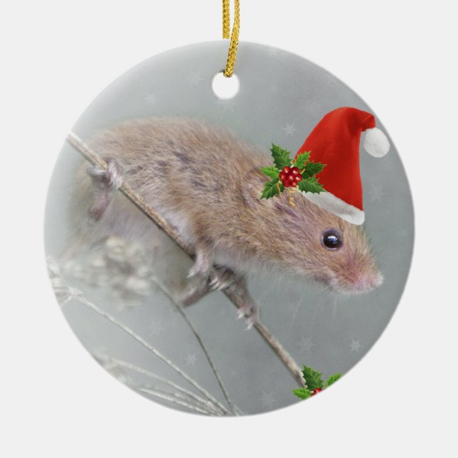 All Set for Santa Christmas Ornament (Front)