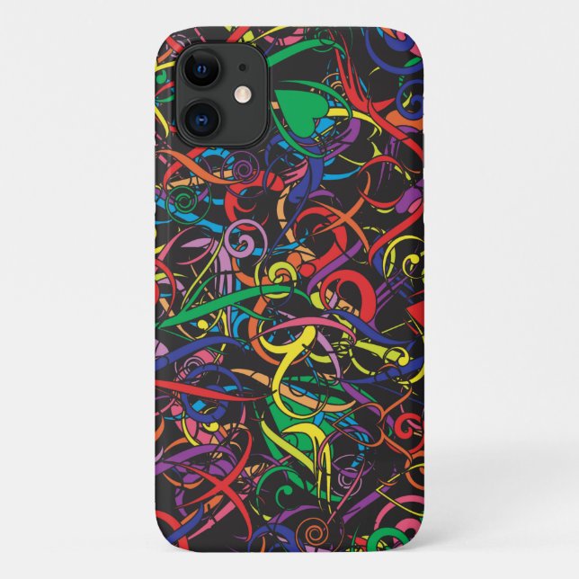 All Sizes and Shapes of Colour Case-Mate iPhone Case (Back)