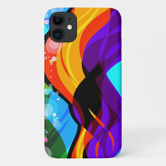 All Sizes and Shapes of Colour Case-Mate iPhone Case (Back)