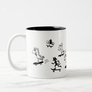 All Skateboarding Two-Tone Coffee Mug