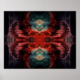"All Souls 2" Psychedelic Abstract Visionary Art Poster