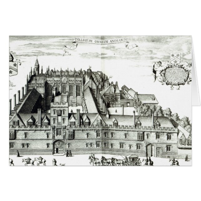All Souls College, Oxford University, 1675 (Front Horizontal)