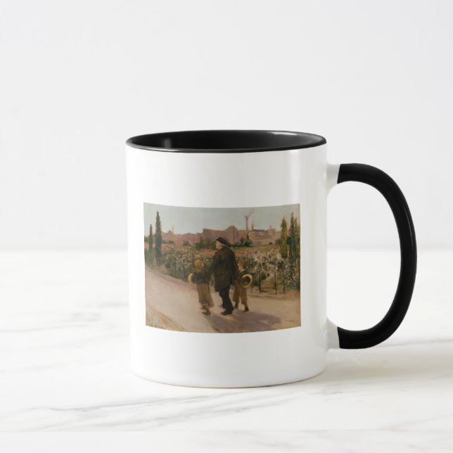 All Souls' Day, c.1882 Mug (Right)
