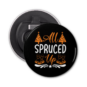 All Spruced Up - Christmas Designs Bottle Opener