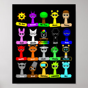 All Sprunki Toys Boys Girls Birthday Decoration Si