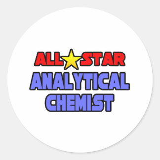 All Star Analytical Chemist Classic Round Sticker