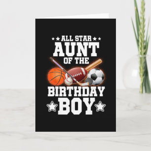 All Star Aunt Of The Birthday Boy Sketll Soccer Sp Card