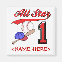 All Star Baseball 1st Birthday