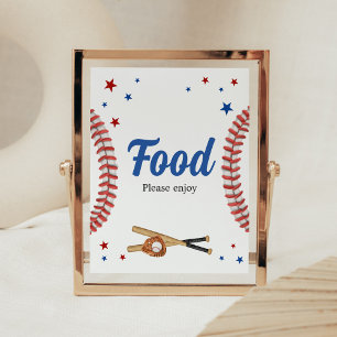 All Star Baseball Baby Shower Food Poster