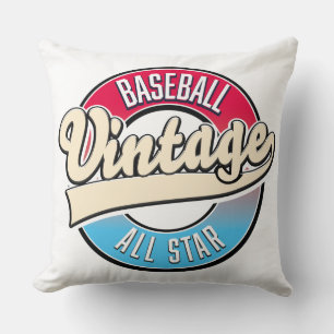 All Star Baseball logo Cushion