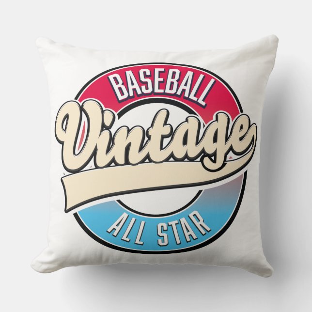 All Star Baseball logo Cushion (Front)