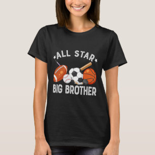 All Star Big Brother Of The Birthday Basketball So T-Shirt