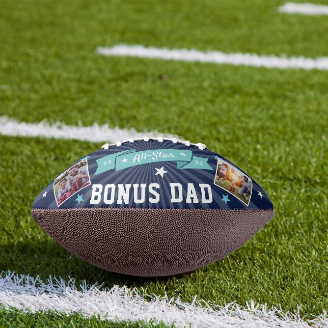All Star Bonus Dad Custom Photo Football (Creator Uploaded)
