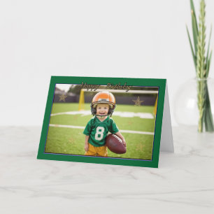 All Star Boy's Football Birthday Card