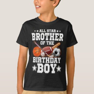 All Star Brother Of The Birthday Boy Basketball So T-Shirt