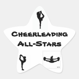 all star cheer star sticker