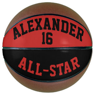 All Star Crimson and Black Basketball