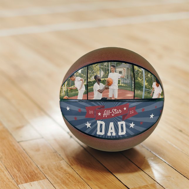 All-Star Dad Custom Photo Basketball (Creator Uploaded)
